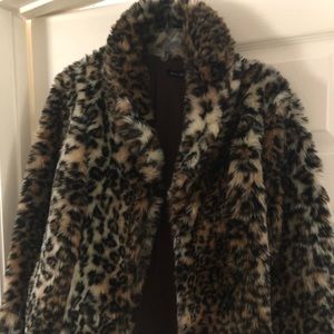 Faux fur jacket